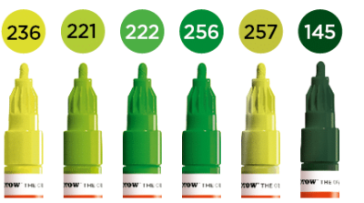 Molotow One4All Marker - Green set - 2mm