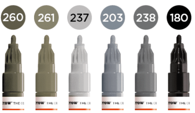 Molotow One4All Marker - Grey set - 2mm