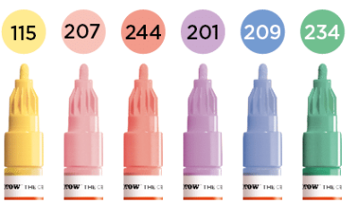 Molotow One4All Marker - Patel Classic set - 2mm