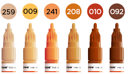 Molotow One4All Marker - Wood set - 2mm