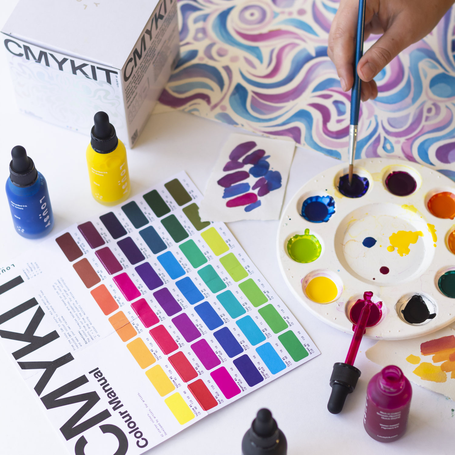 CMYKit - DIY Colour Mixing Kit by Lousy Ink - Recycled Ink - Image 4