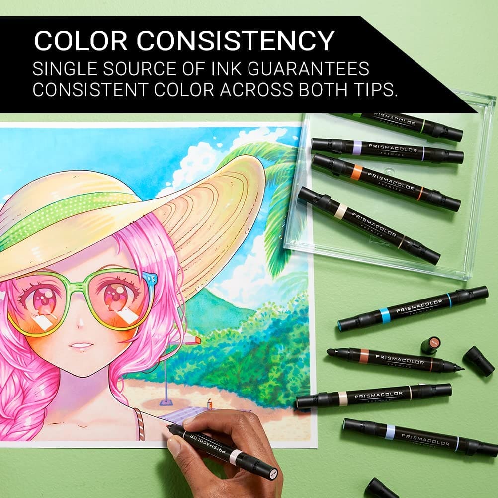 Prismacolor Markers Chisel/Fine Set of 12 – Manga - Image 5