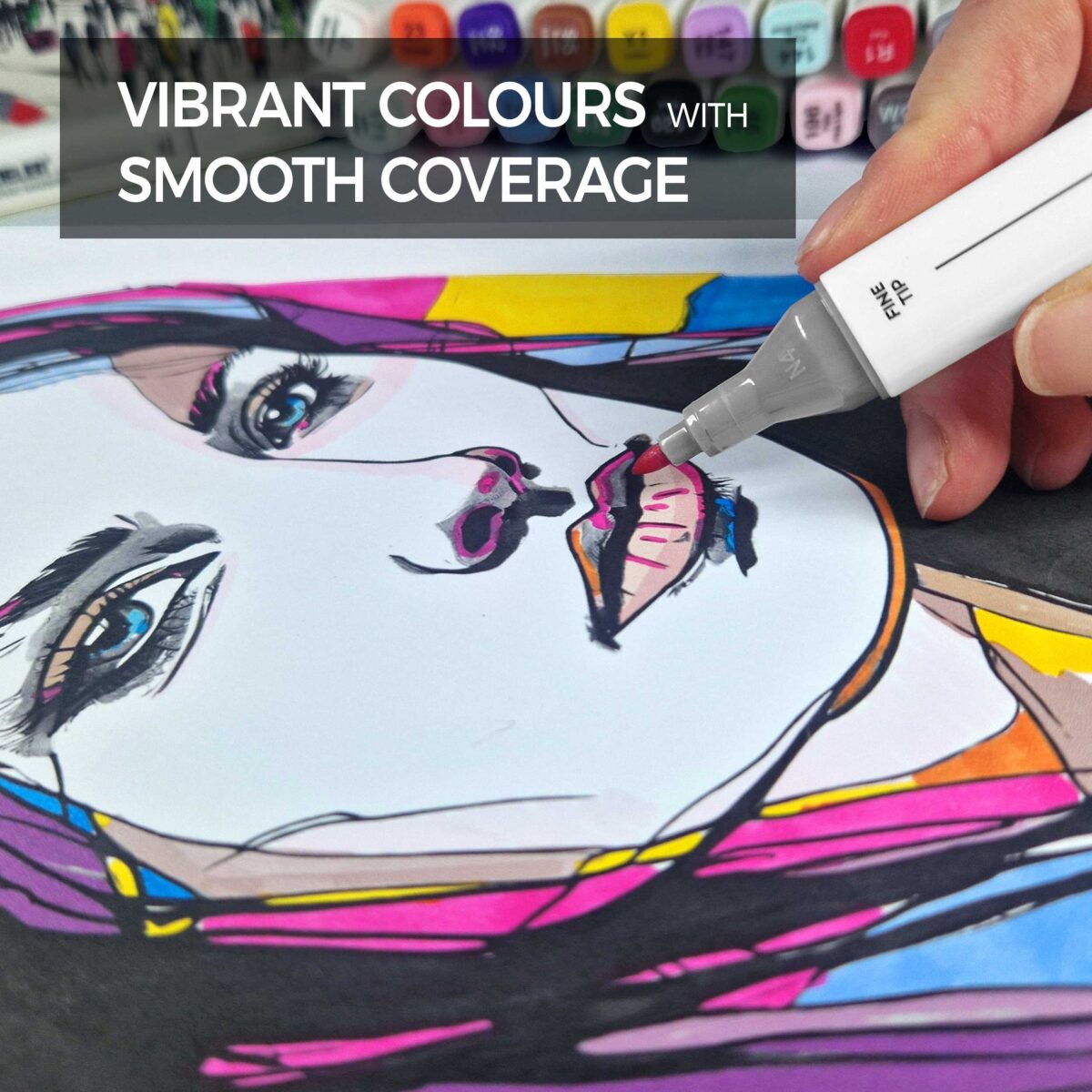 Dual Tipped Graphic Marker Set - Image 7